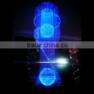 High Quality Remote Control Side Glow Fiber Optic Crystal Ball Lamp thumbnail-6