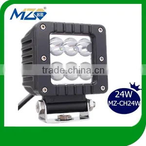 24W Square Spot Led Worklight 6pcs*4W for Offroad Vehicle All Cars thumbnail-1