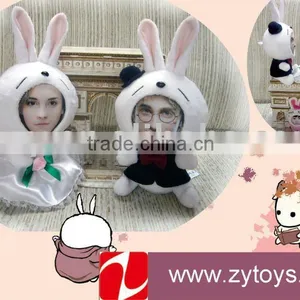 3d Face Plush Rabbit Toy With Photo thumbnail-1
