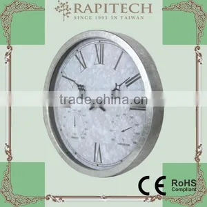 16 Inch 3 In 1 Agriculture Garden Metal Clock Outdoor Clock thumbnail-1