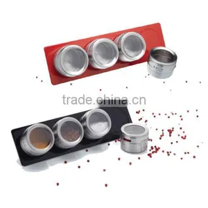 Magnetic Stainless Steel Spice Can Set, Spice Jar, Seasoning Can, Seasoning Jar Set, Cruet Can thumbnail-1