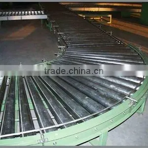 Carbon Steel Tapered Turning Roller Conveyor thumbnail-1