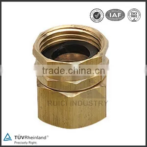 Precision Casting Cnc Machining Brass Swivel Fitting thumbnail-1