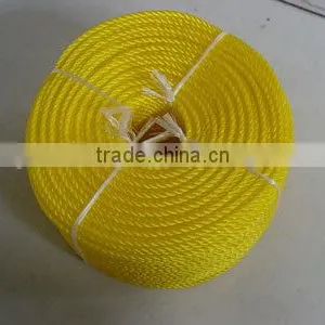 White 3 Strand Polyester Marine Rope Twist Rope Cord Line thumbnail-1