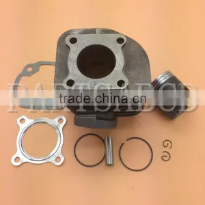 40mm Cylinder Set / Cylinder Kit / Top End Kit for 2 Stroke Scooter Minarelli 1E40QMB JOG50 ZIP KEEWAY Hurricane 50 w/ 10mm Pin thumbnail-2