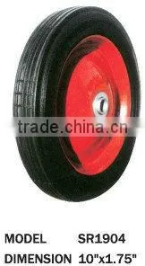 Solid Rubber Garden Cart Wheel thumbnail-1