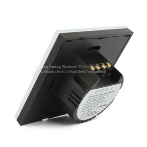 Cnskou 2017 New Design EU Luxury Glass Panel 3gang1way Touch Switch for Led thumbnail-5