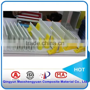 Plastic Slats Fiberglass Beams Poultry Farming Equipment, Frp Triangle Support Beam for Poultry Farm thumbnail-1