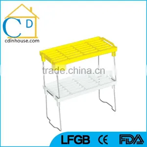 Laminated Stackable Folding Fold Flat Shelf Rack Kitchen Storage thumbnail-1