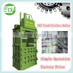 Small Vertical Plastic Bottle Second Hand Clothes Baler for Sale thumbnail-1