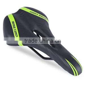 BaseCamp Bicycle MTB Cycling 3D Leather Ride Cushion Mat Prolong Bicycle Saddle Hollow Bike Seat thumbnail-3