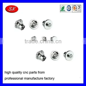 Customized Metal CNC Turned Parts Electronic Cigarette Parts Stainless Steel Adaptor Parts Cigarette Holder thumbnail-5