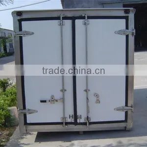 Coated Steel Frigo Cargo Van Truck Body Mobile Cooking Trailer thumbnail-1