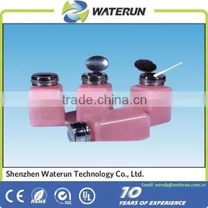 Pink ESD Plastic Dispenser Bottle thumbnail-1