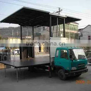 Outdoor 5M Mobile Stage Show Truck thumbnail-1