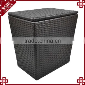 S.D Set Wicker Laundry Basket & Rattan Laundry Basket & Wicker Storage Basket for Bathroom thumbnail-1