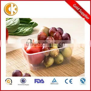 Vegetable Plastic Container/fruit Plastic Container/disposable Fruit Container With Lid thumbnail-1