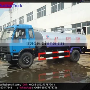 8m3 DONGFENG Septic Vacuum Truck , Septic Tank Trucks for Sale thumbnail-1