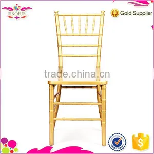 Qingdao SinoFur Classical Wholesale Golden Wood Tiffany Chair thumbnail-2