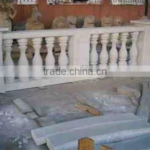 White Marble Baluster & Stair Parts thumbnail-1
