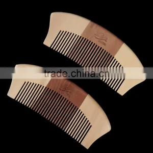 Wood Mustache Comb thumbnail-1