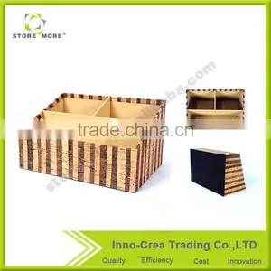 High Quality OEM Durable 3mm MDF+Cork Desk Supplies Organizer thumbnail-3