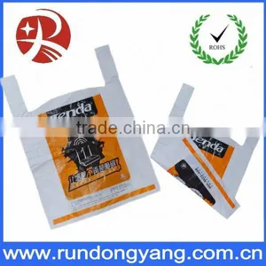 Most Popular Customised Plastic T-shirts Bag With Logo Printing thumbnail-1