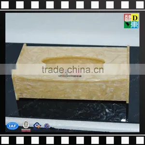 Custom Printing Acrylic Tissue Box Nice Quality PMMA Napkin Holder From Shenzhen Yidong thumbnail-3