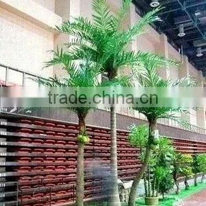 Home Garden Edging Decorative 5ft to 16ft Height Outdoor Artificial Green Plastic Palm Trees EDS06 0841 thumbnail-4