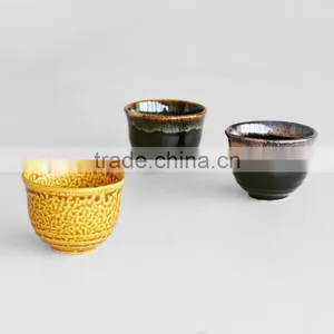 Ceramic Tea Cup With Solid Color for Japan thumbnail-1