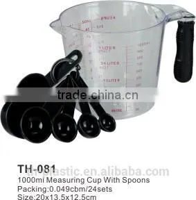 Hot!1000ml Plastic Measuring Cup With Spoons(TH081) thumbnail-2