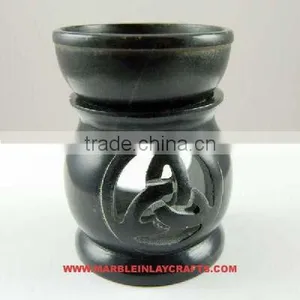 Hand Carved Soapstone Aroma Lamps thumbnail-1