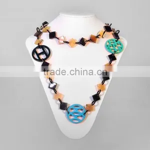 Best Selling of This Season!!! Buffalo Horn Necklace, Pure Horn Jewelry. thumbnail-4