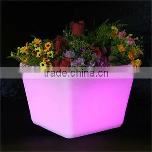 LED Illuminated Rechargeable Flower Pot thumbnail-1