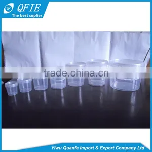 Wholesale Clear Food Grade PP 1 Litre Empty Plastic Screw Top Buckets With Handle thumbnail-5