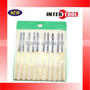 10Pcs 5.5" 140x3mm Diamond Coated FLAT Files Titanium File Watch Jewelry Repair thumbnail-2