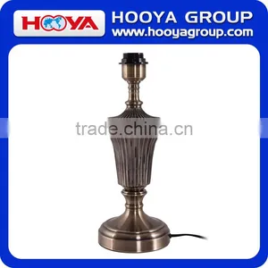 13" European Bedside Table Lamp w/ LED Bulb Champagne Bedroom Night Light thumbnail-5