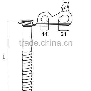 Classic Stainless Steel With Advanced Tooth Geometry Fast Placing Fast Placement Express Dual Clip Climbing Ice Screw thumbnail-5
