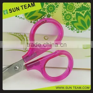 SC055 3-1/2" Hot Selling AS Handle With Plastic Cover Salon Student Scissors thumbnail-3