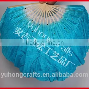 Folk Art Handmade Silk Chinese Dance Fan thumbnail-4