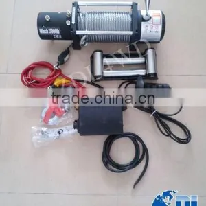 4wd Auto Winch 12000lb Portable Electric Winch Small Electric Winch With Wire Rope thumbnail-1