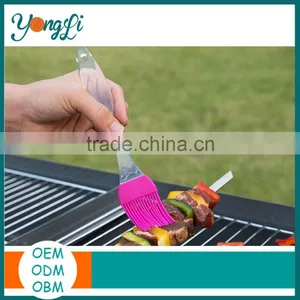 Colorful Silicone Kitchen Utensils Silicone Bbq Grill Brush thumbnail-1