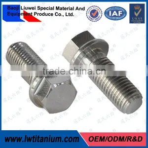 DIN6921 Gr2 M10x65 Titanium Flange Head Bolt thumbnail-1