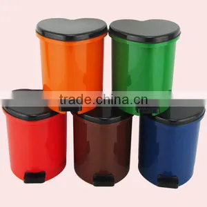 400ML Plastic Heart-shaped Office Dustbin thumbnail-5