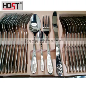 Eco-Friendly Feature and LFGB,FDA,SGS Certification 24/36/72pcs Cutlery Set thumbnail-2