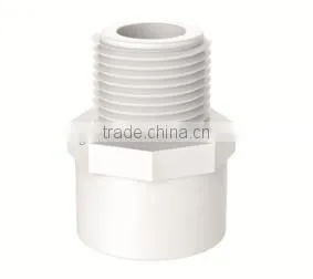 HIGH QUANLITY MALE ADAPTER OF PVC GB STANDARD PIPES & FITTINGS FOR WATER SUPPLY thumbnail-1