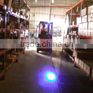 10w 9-110v Led Blue Safety Light Forklifts Headlights thumbnail-1