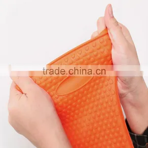Silicone Heat Resistant Grilling BBQ Gloves for Cooking, Baking, Smoking & Potholder thumbnail-1