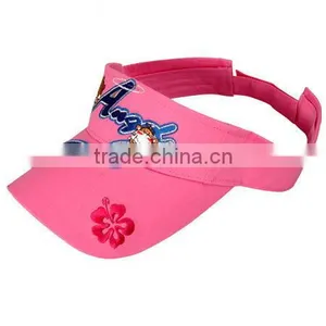 2014 High Quality Sun Visor Cap With Embroidery Logo Made in Guangdong thumbnail-2