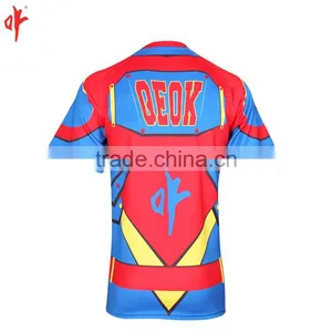 Latest Superman Rugby Jersey Design for Men thumbnail-3